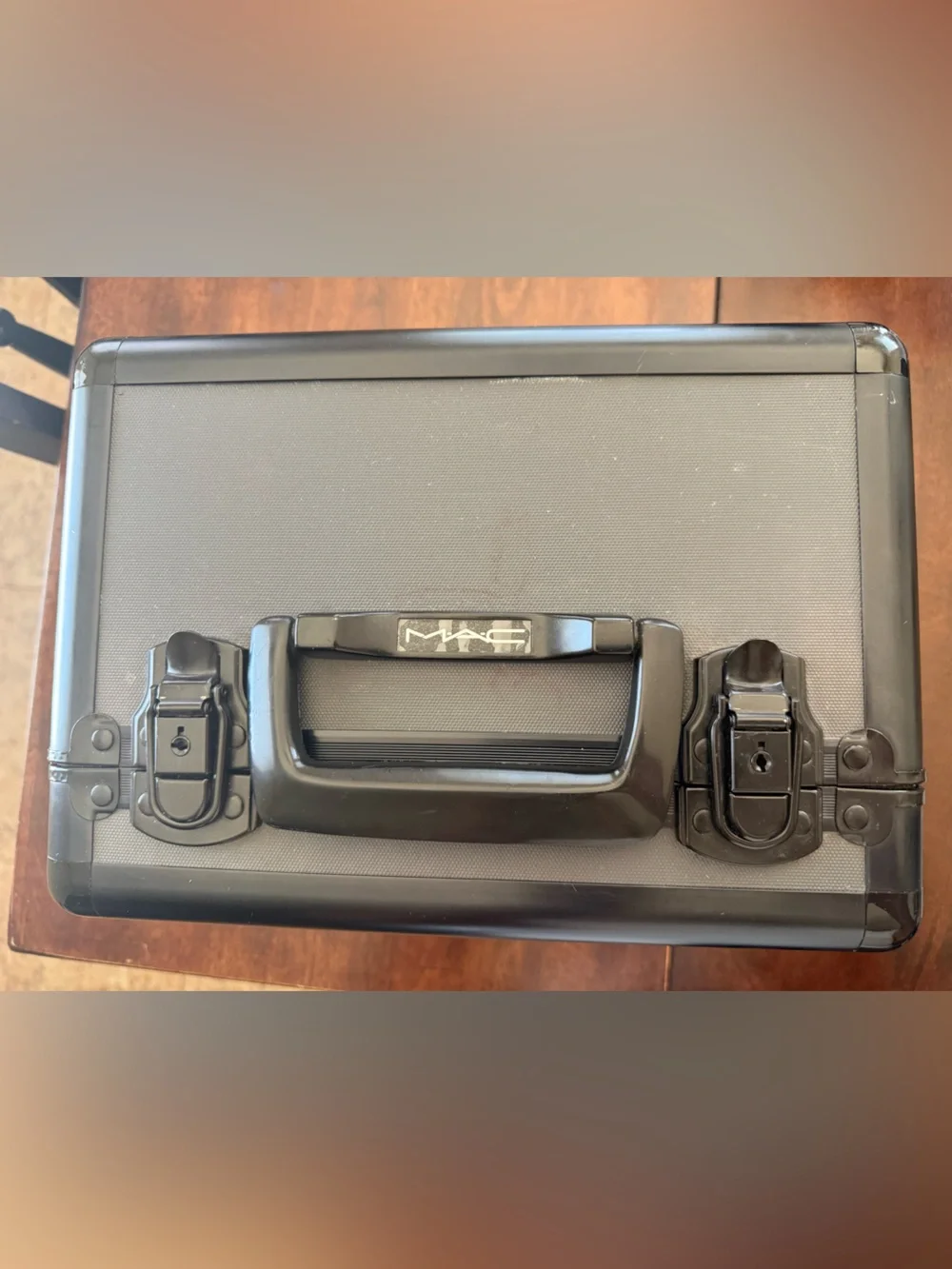 MAC Cosmetics Black Hard-Shell Makeup Case with Handle